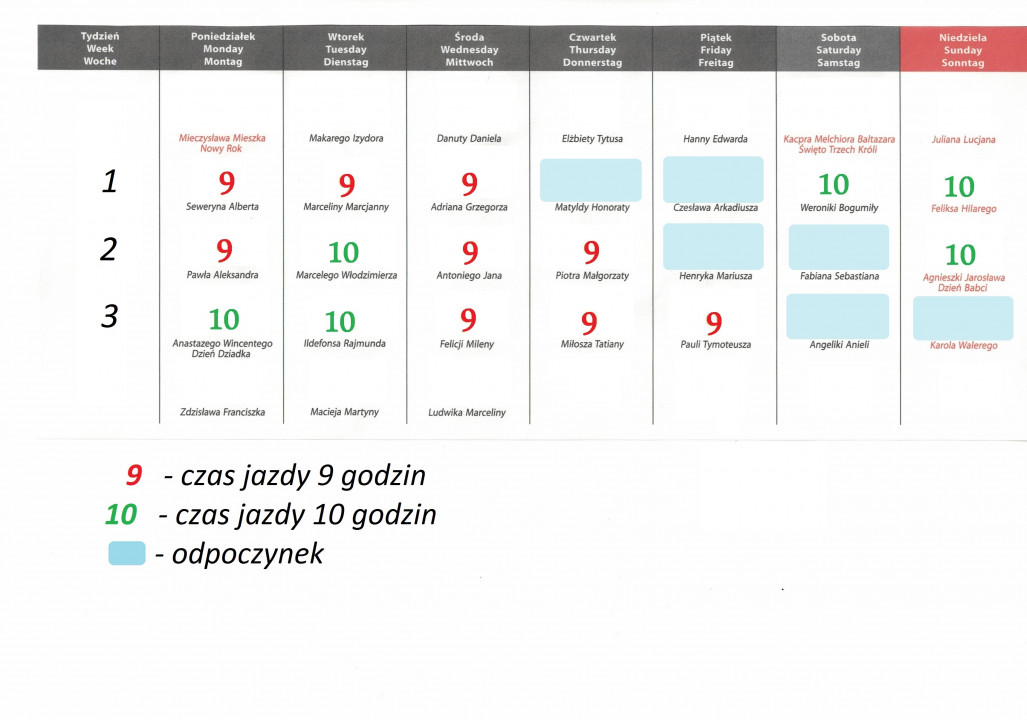 blog - Wydłużenie czasu jazdy do 10 h.